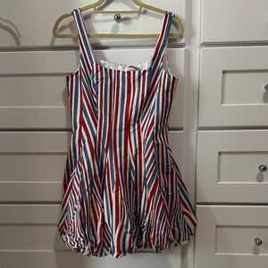 Tuckernuck Red, Blue, and White Striped Dress